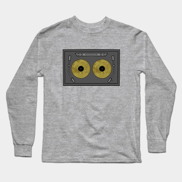 DEEJAY Turntable Long Sleeve T-Shirt by SartorisArt1